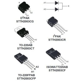 دوبل دیود STTH2003CT-20A-300V