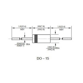 دیود سریع FR207-2A-1000V